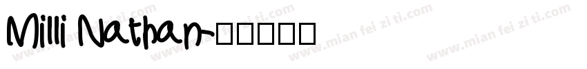Milli Nathan字体转换